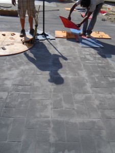 stamped concrete