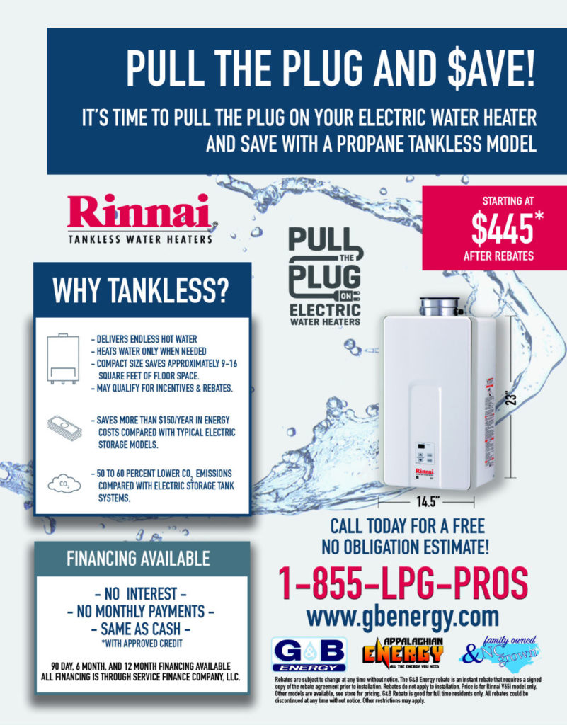 Tankless Water Heaters Elkin, Advance, Boone, Millers Creek, Mills