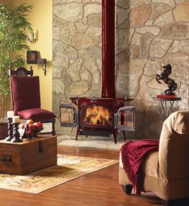 Stoves can be installed in your living room