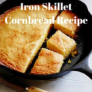 Grilled Thanksgiving Iron Skillet Cornbread Recipe