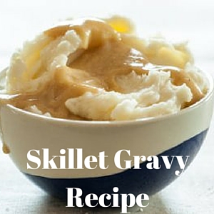 Grilled Thanksgiving Skillet Gravy Recipe