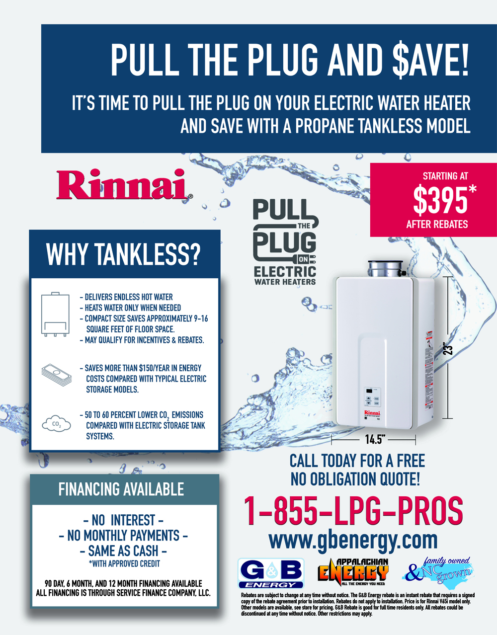 Rinnai Tankless Water Heater Rebate Program
