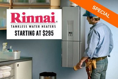 SAVE $$ ON TANKLESS WATER HEATERS