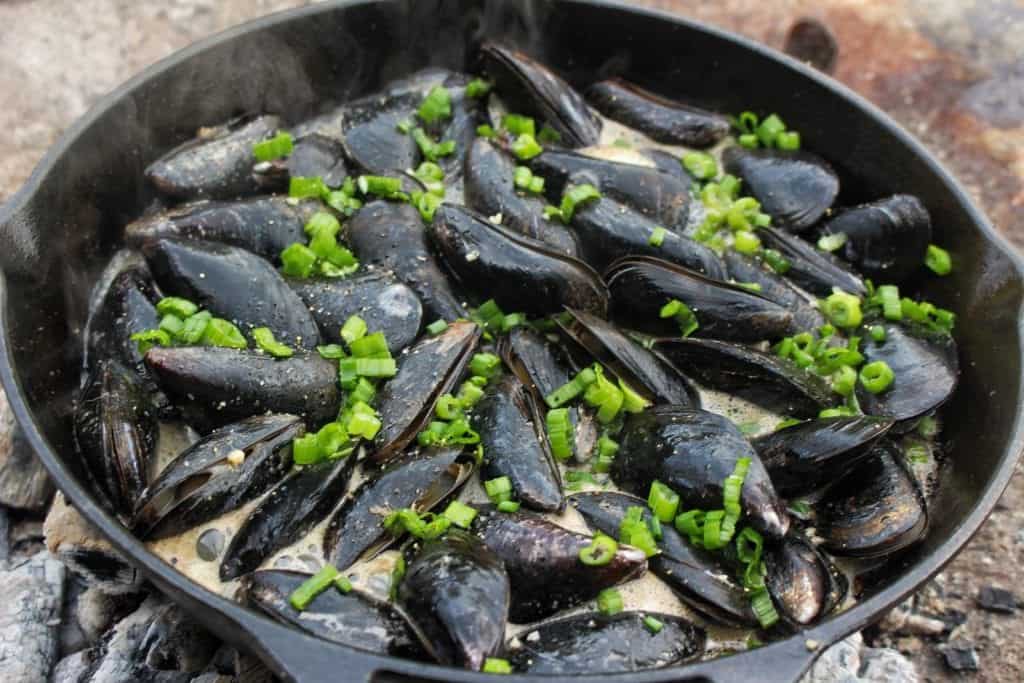 Steamed Mussels